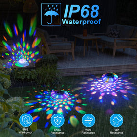 TEPENAR floating lights for bath or spa enhance relaxing ambiance.