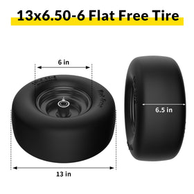 TEPU front wheel assembly 2-pack enables quick replacement on zero-turn mowers