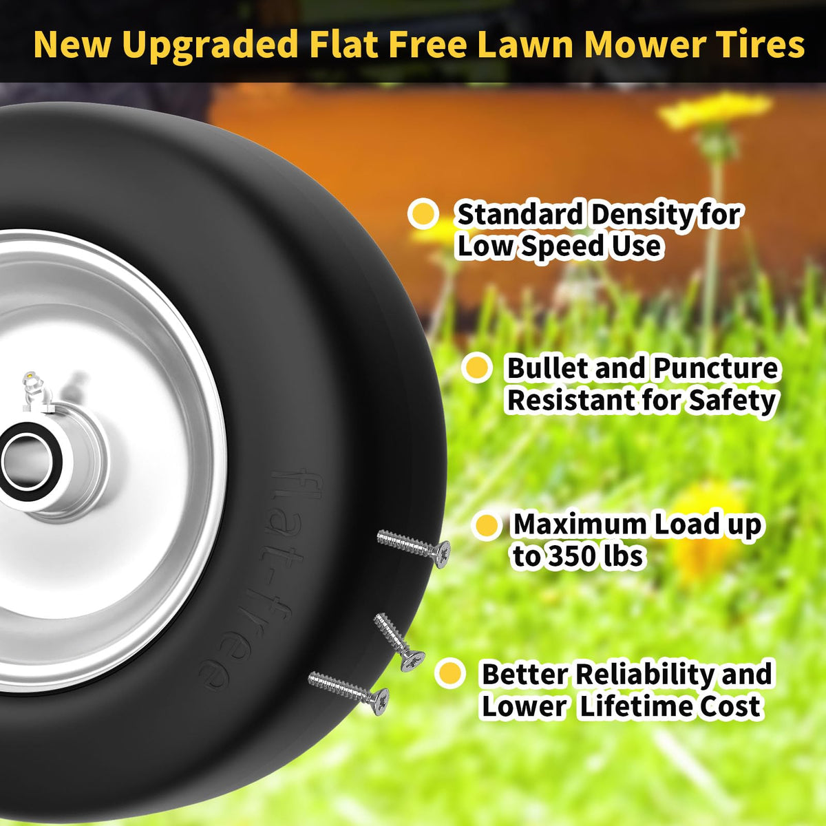 TEPU two-pack tires ready for maintenance and storage
