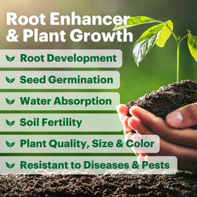 TeraGanix TCM application on soil mix supports healthier roots and growth