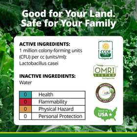 TeraGanix TCM pond use improves water quality with probiotics