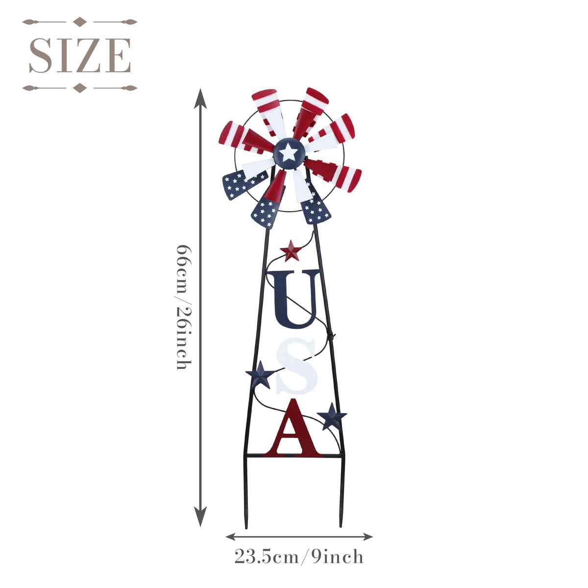 TERESA'S COLLECTIONS Fourth of July yard display, durable stake enhances curbside celebration.