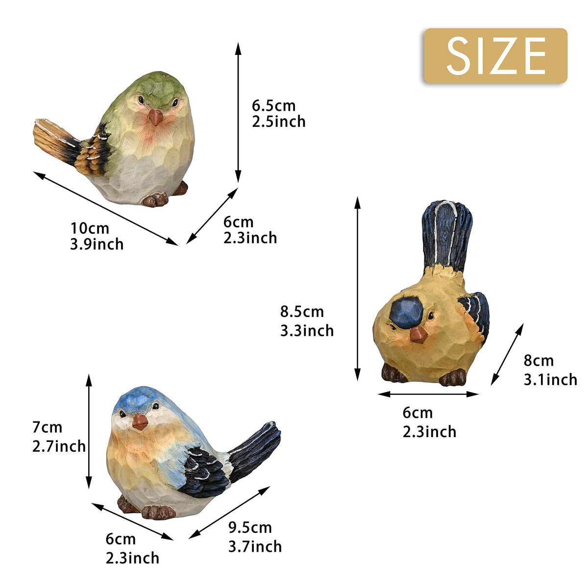 TERESA'S COLLECTIONS front porch bird decor for curb appeal