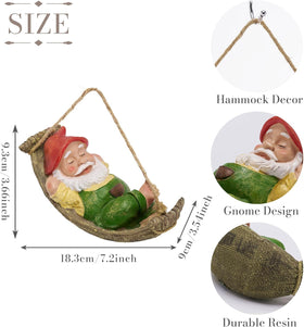 Teresa's Collections hanging gnome rope enables tool-free installation