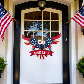 TERESA'S COLLECTIONS outdoor independence day sign anchors pathways and entrances