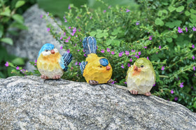 TERESA'S COLLECTIONS bird figures on windowsill for indoor display