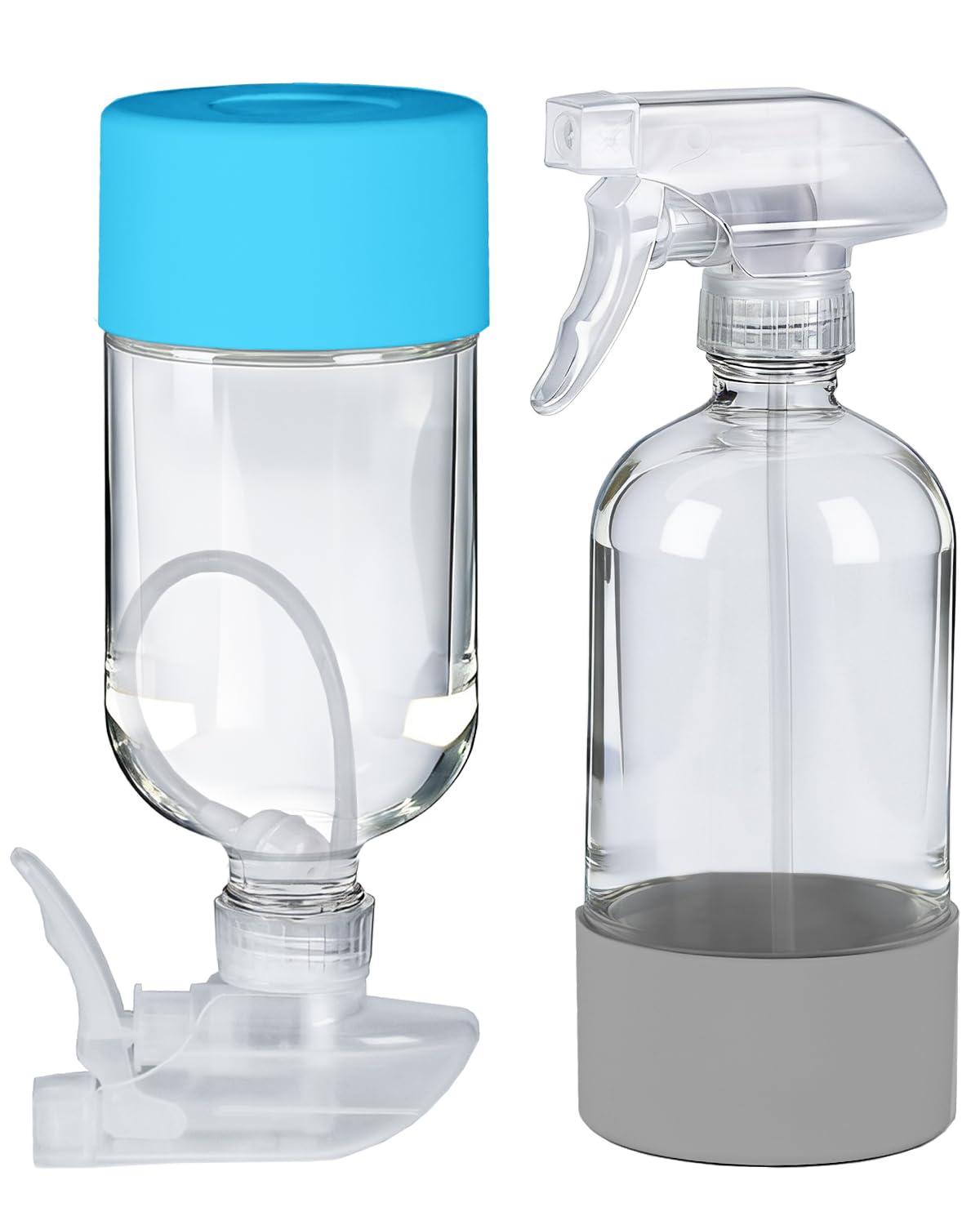 TERESRY 2-pack 16 oz glass spray bottle for versatile home spraying.