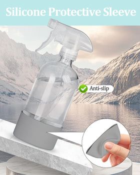 TERESRY 16 oz capacity fits various cleaning and care liquids.