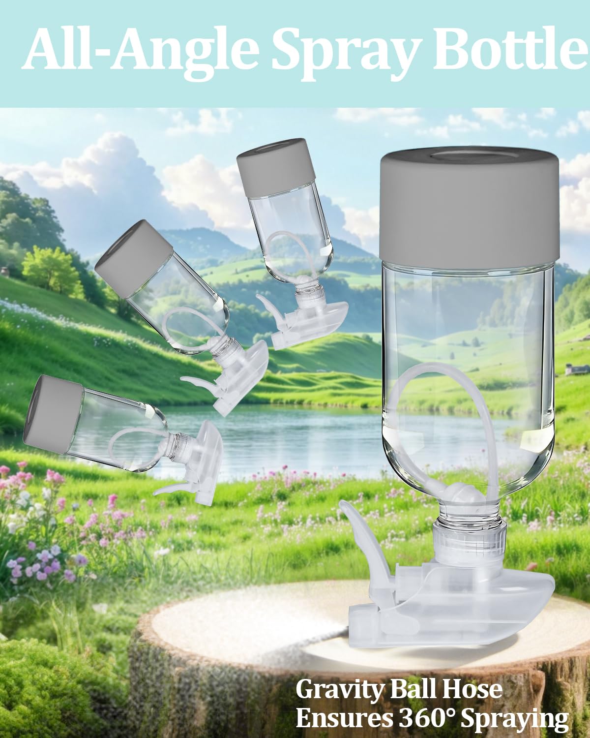 TERESRY borosilicate glass bottle resists chemicals and odors.