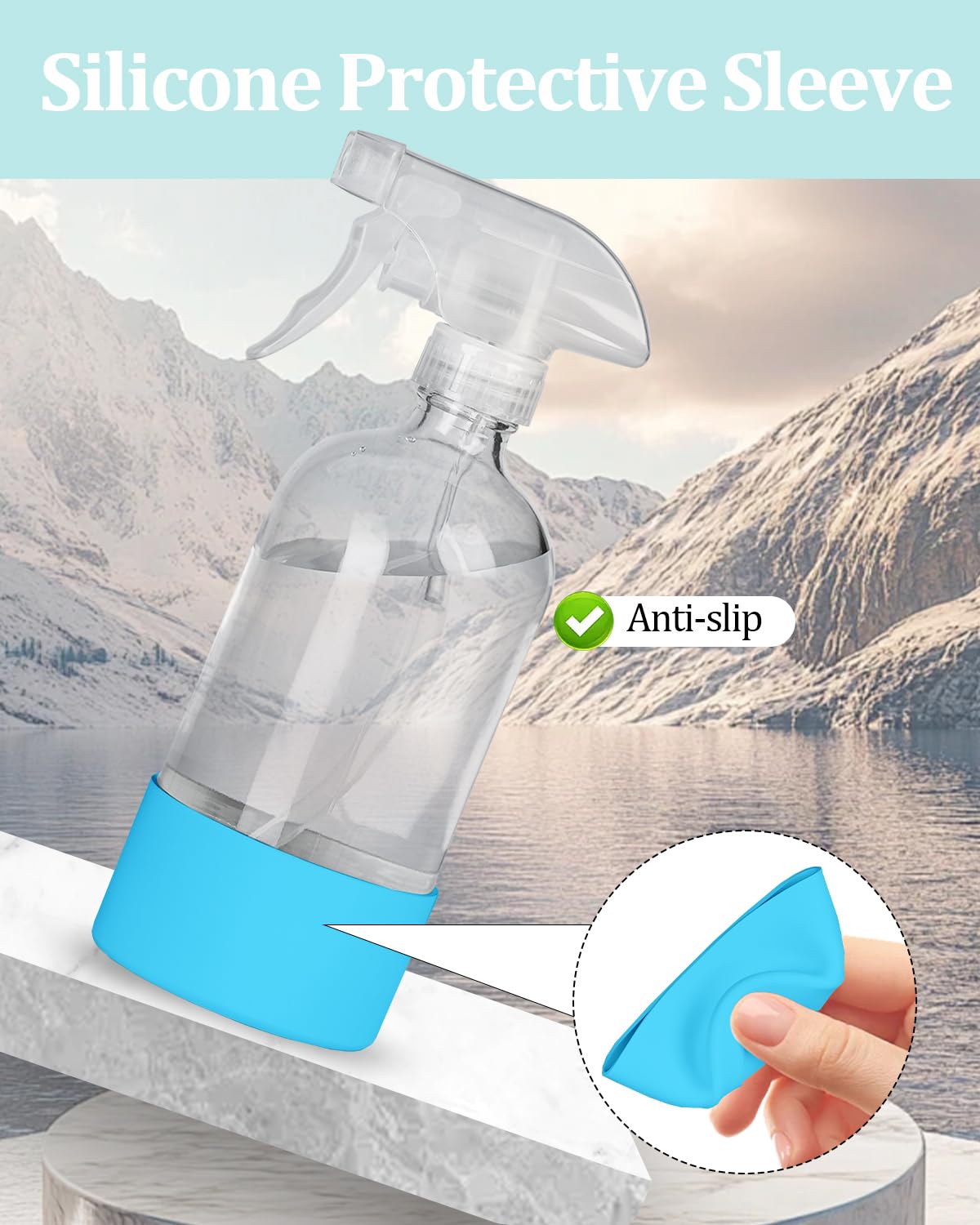 TERESRY borosilicate glass resists chemicals and odors for long-lasting use.