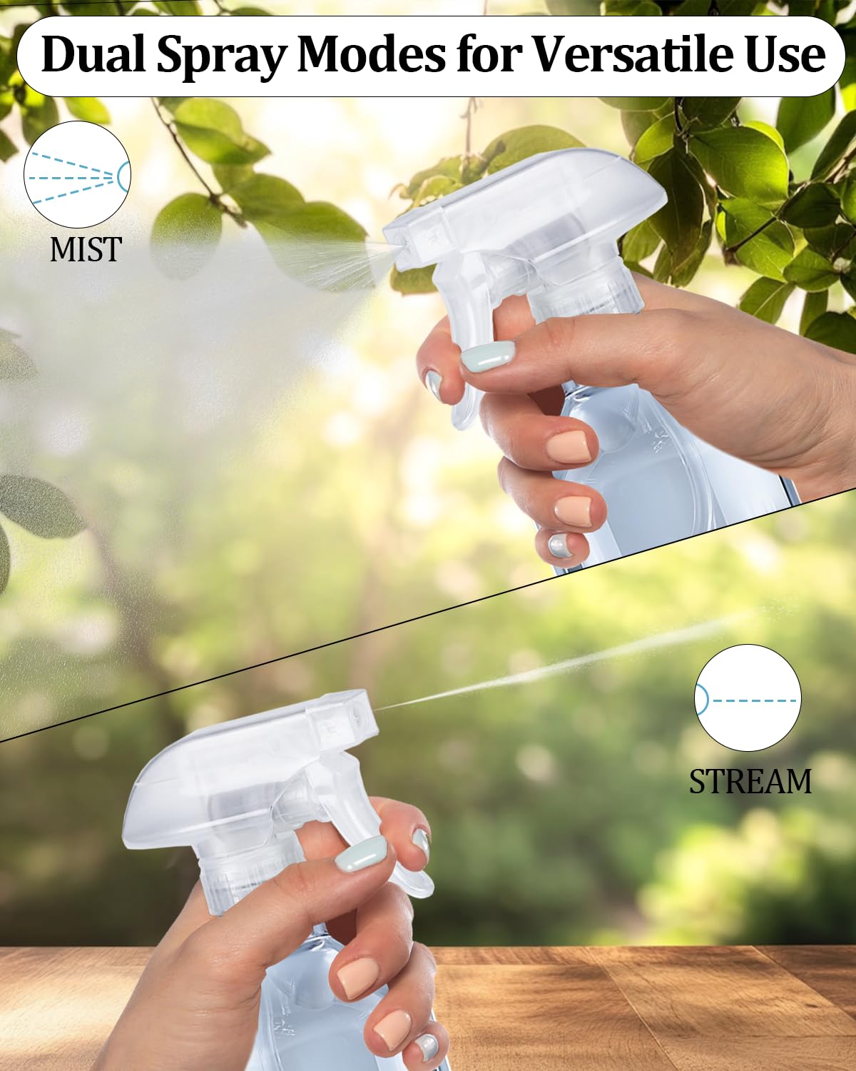 TERESRY hair-styling bottle delivers a gentle mist for precise application.
