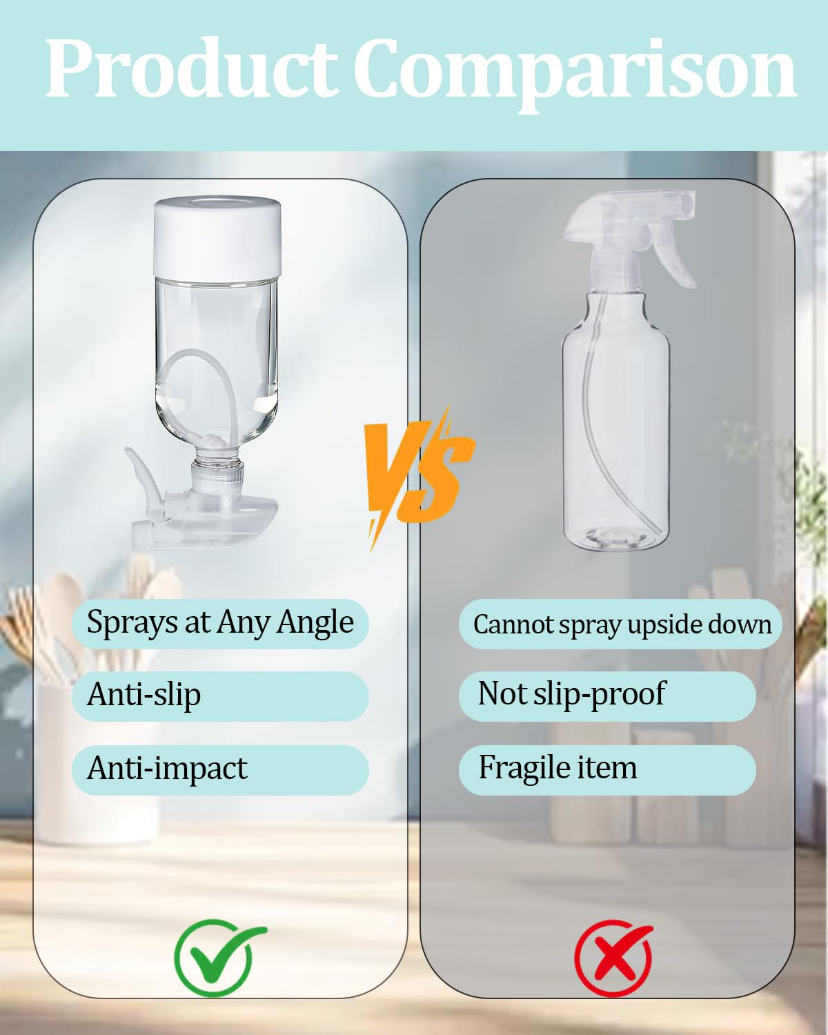 TERESRY borosilicate glass resists chemicals, odors, and stains.