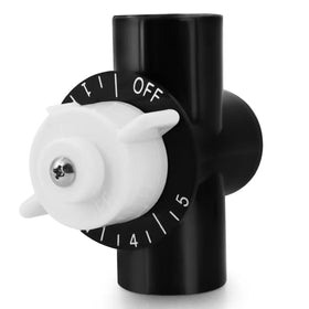 TERGTIRY pool control valve R172086 exterior connection demonstrates easy compatibility with Pentair Rainbow feeders.