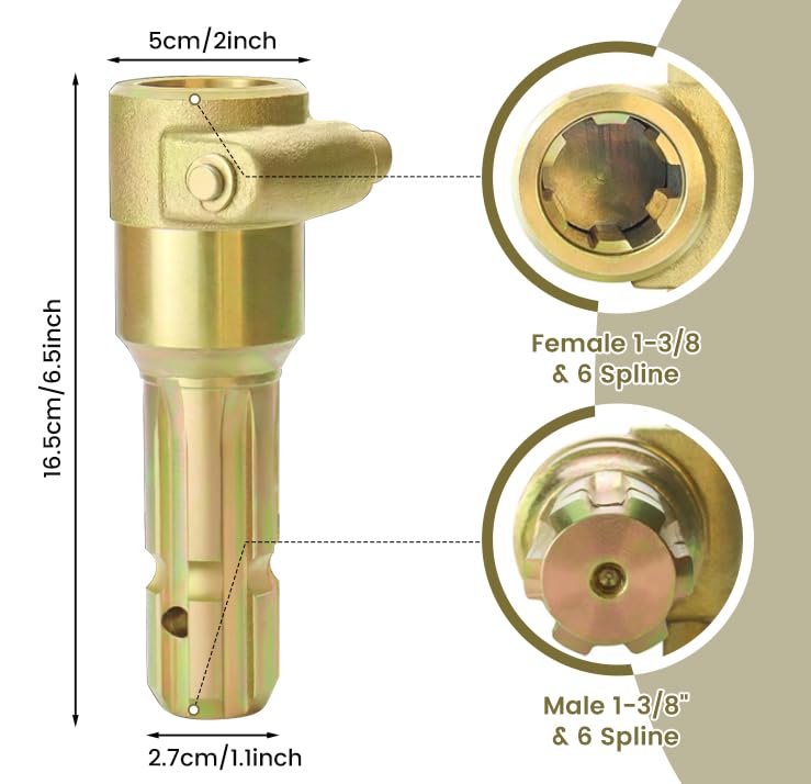 TERGTIRY PTO extender installation with grease application for durability.