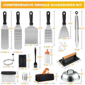 Terlulu griddle kit rectangle burger press shapes uniform patties for even cooking