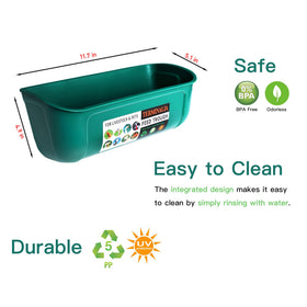 Terminalia durable BPA-free PP plastic suitable for indoor or outdoor poultry use.
