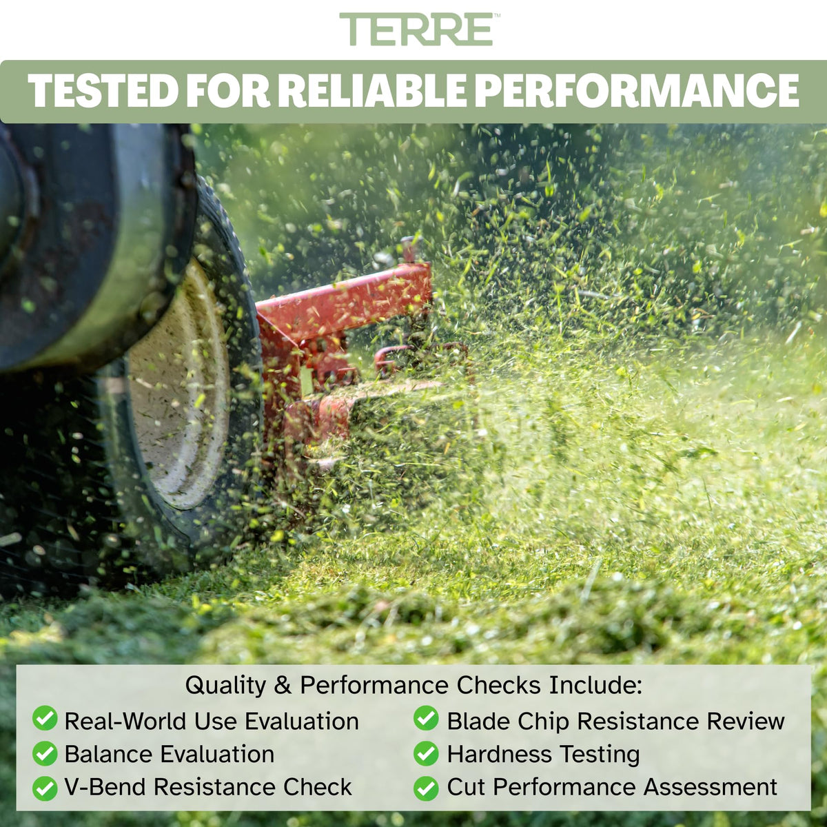 Snapper compatibility with Terre blade for smooth operation