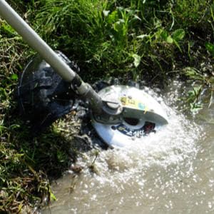 Terre Idech ASK-MW23 edger attachment for clean edge lines along sidewalks and lawns