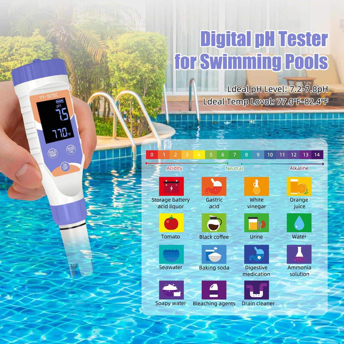 Terronix salt-ec-tds meter detects salinity, EC, and TDS for nutrient management.