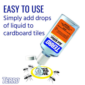 Terro ant trail baseboard placement near problem areas