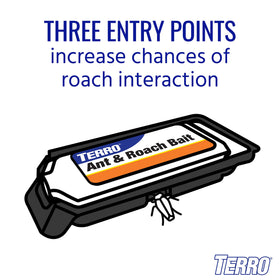 Terro cabinet placement option keeps bait out of reach yet accessible