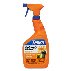 Terro Cobweb Eliminator spray bottle ready-to-use for fast web prevention
