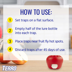 Built-in monitoring window on Terro trap for quick checks