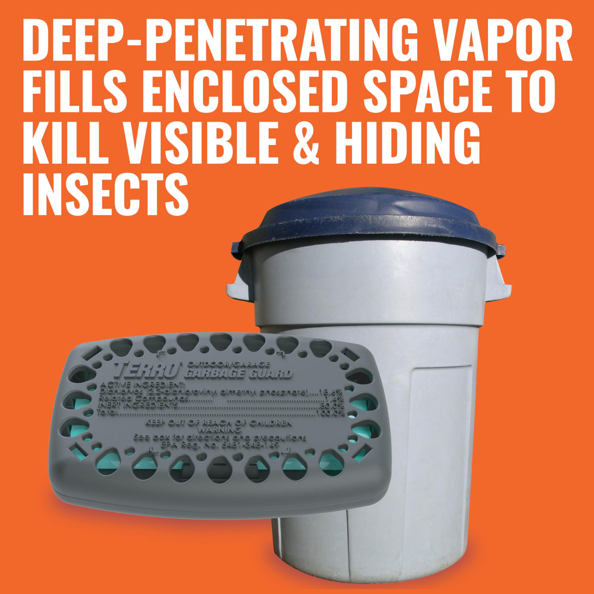 Lid closed with guard pod inside, ready to protect