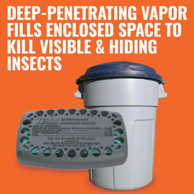 Lid closed with guard pod inside, ready to protect