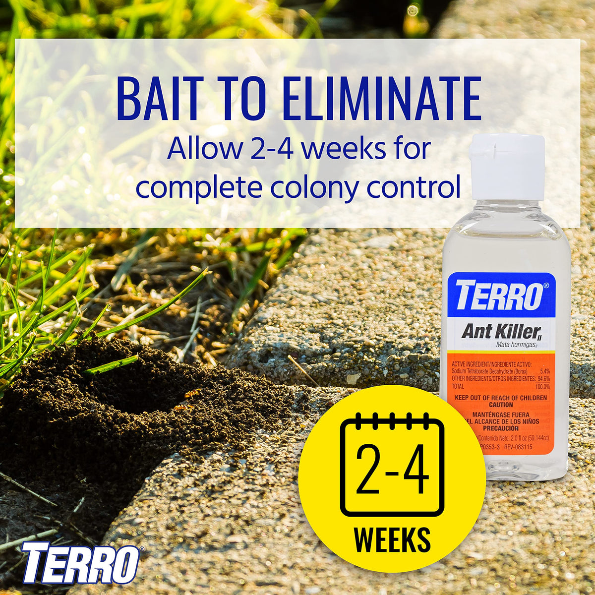 Terro indoor ant killer tile placement in a living room