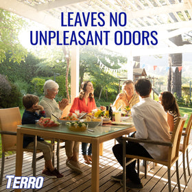TERRO kills carpenter ants, termites, and carpenter bees on contact