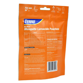 TERRO larvacide provides up to two months of protection in containers.