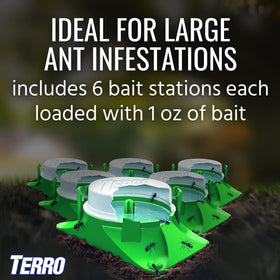 Close-up of twist-and-open bait cup on Terro station