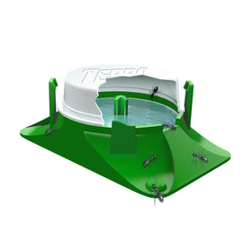 Terro product packaging beside bait stations for outdoor use