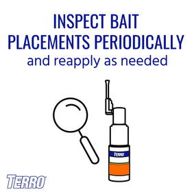 Terro Roach Bait Powder T530 tube supports versatile use.