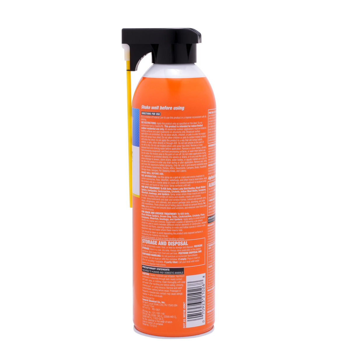 TERRO Scorpion Killer Spray comes in a 16 oz aerosol can.