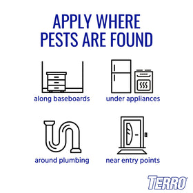 TERRO Scorpion Killer Spray targets scorpions, spiders, ants, and roaches on contact.