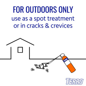 Terro T1700SR cracks-crevices-spot-treatment targets hidden pests.