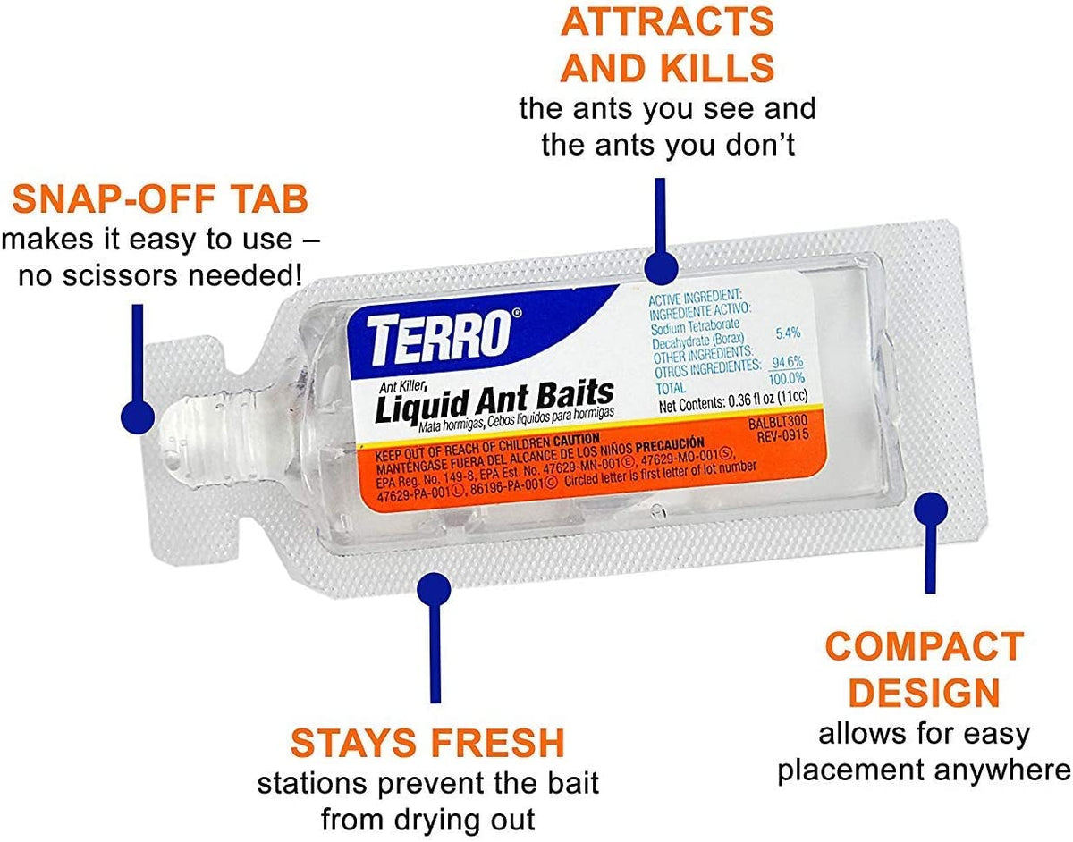 Terro T300 ready-to-use setup suitable for kitchens and entrances.