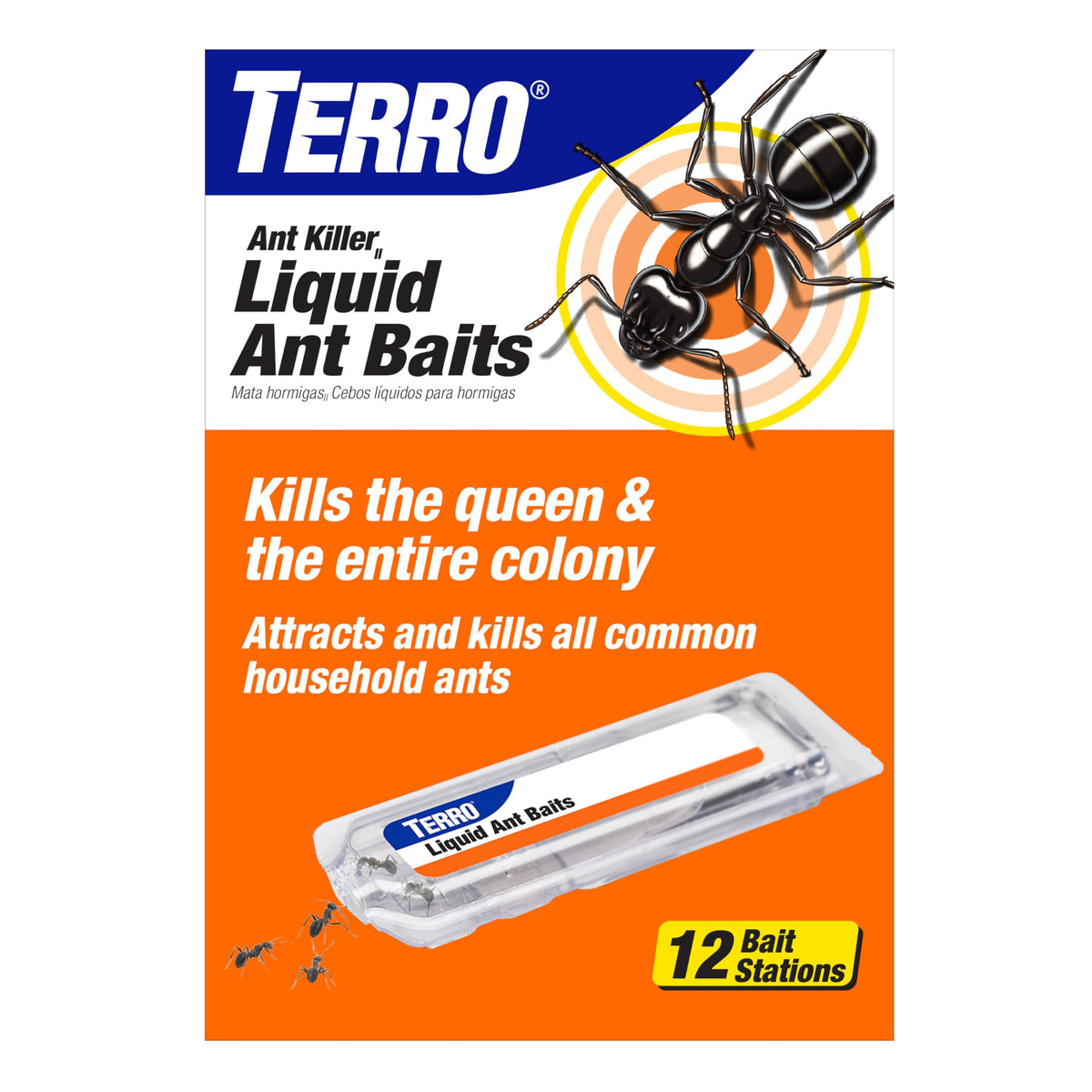 Terro T300B bait station closeup for effective indoor ant control.