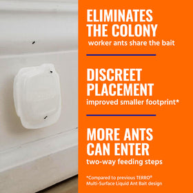 TERRO T334SR beige bait station fits neutral decor.