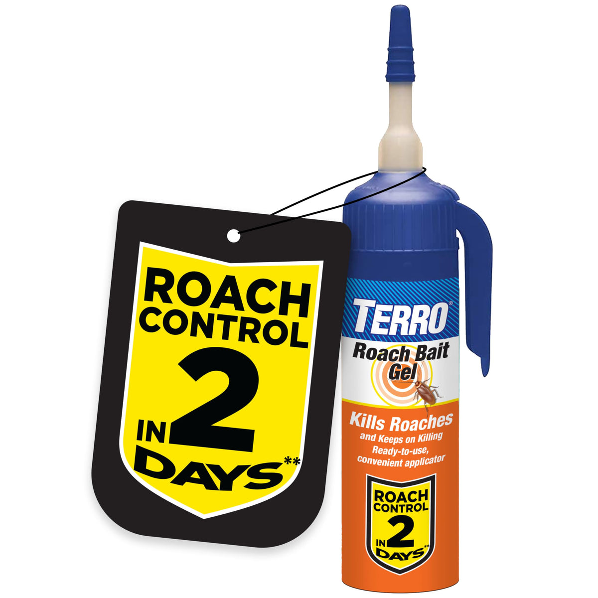 TERRO T502 gel bait syringe for precise indoor roach control.