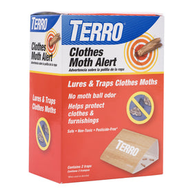 TERRO T720 lure packets shown; pheromone attraction for effective trapping.