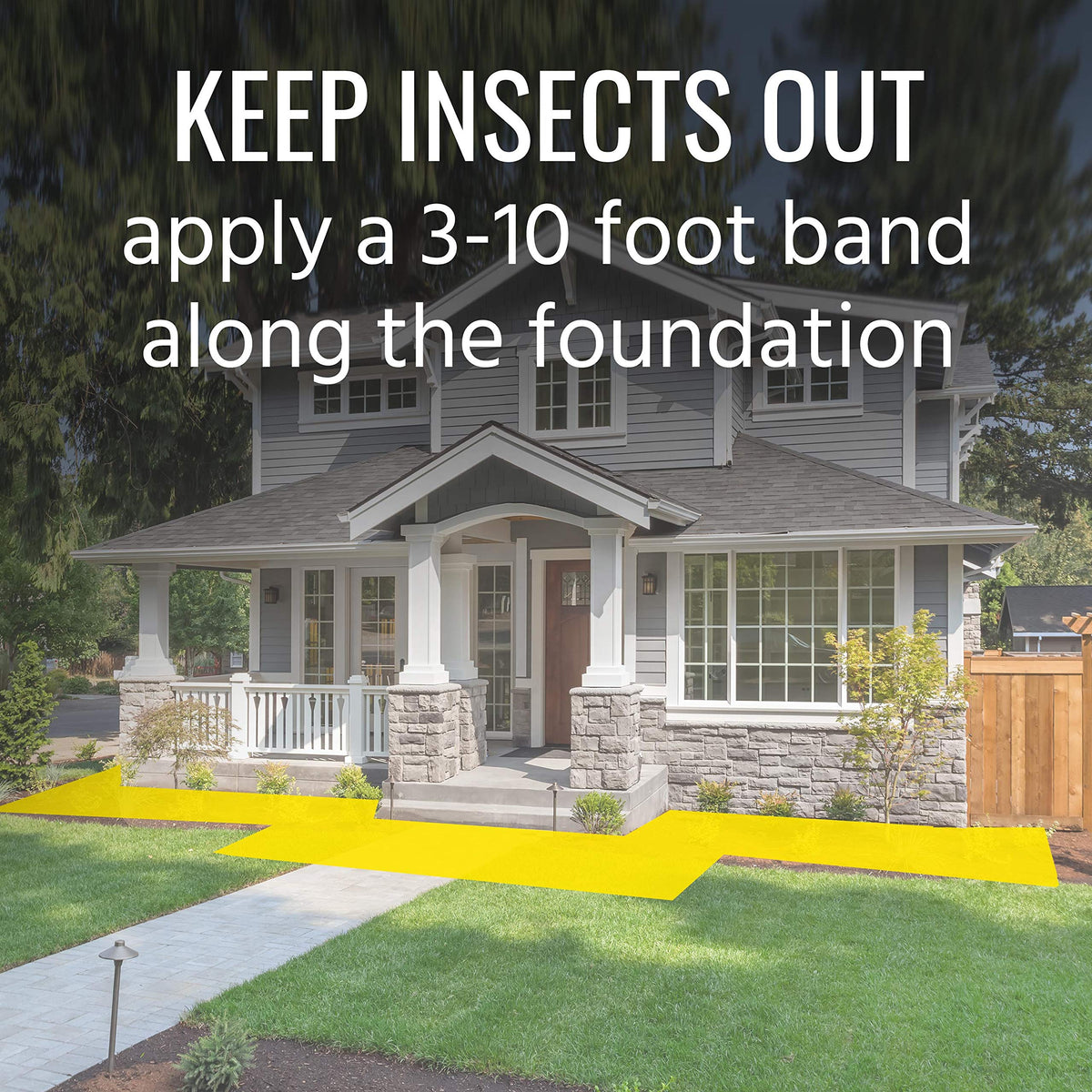 Terro T901-2 Ant Killer Plus spread on lawn for ongoing pest control
