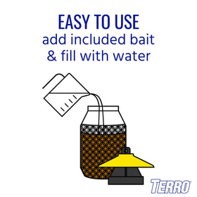 Terro yellow jacket trap bait pack ready to mix for fast setup