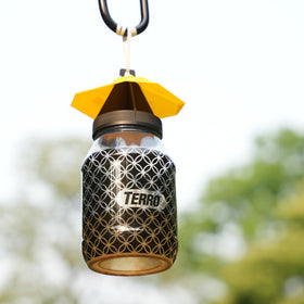 Terro yellow jacket trap full and ready to be emptied and reset