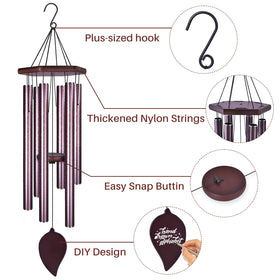 Tesecu memorial wind chime serves as a thoughtful keepsake