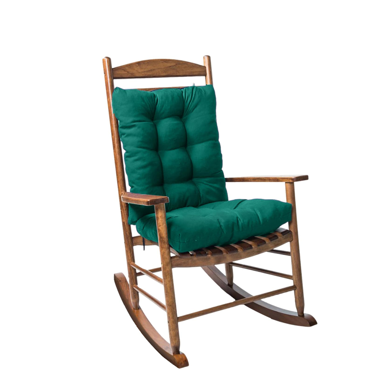 TESICA dark green chair cushion seat top view provides plush support for indoor and outdoor chairs