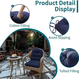 TESICA easy-clean fabric cushion cleans quickly with a damp cloth.