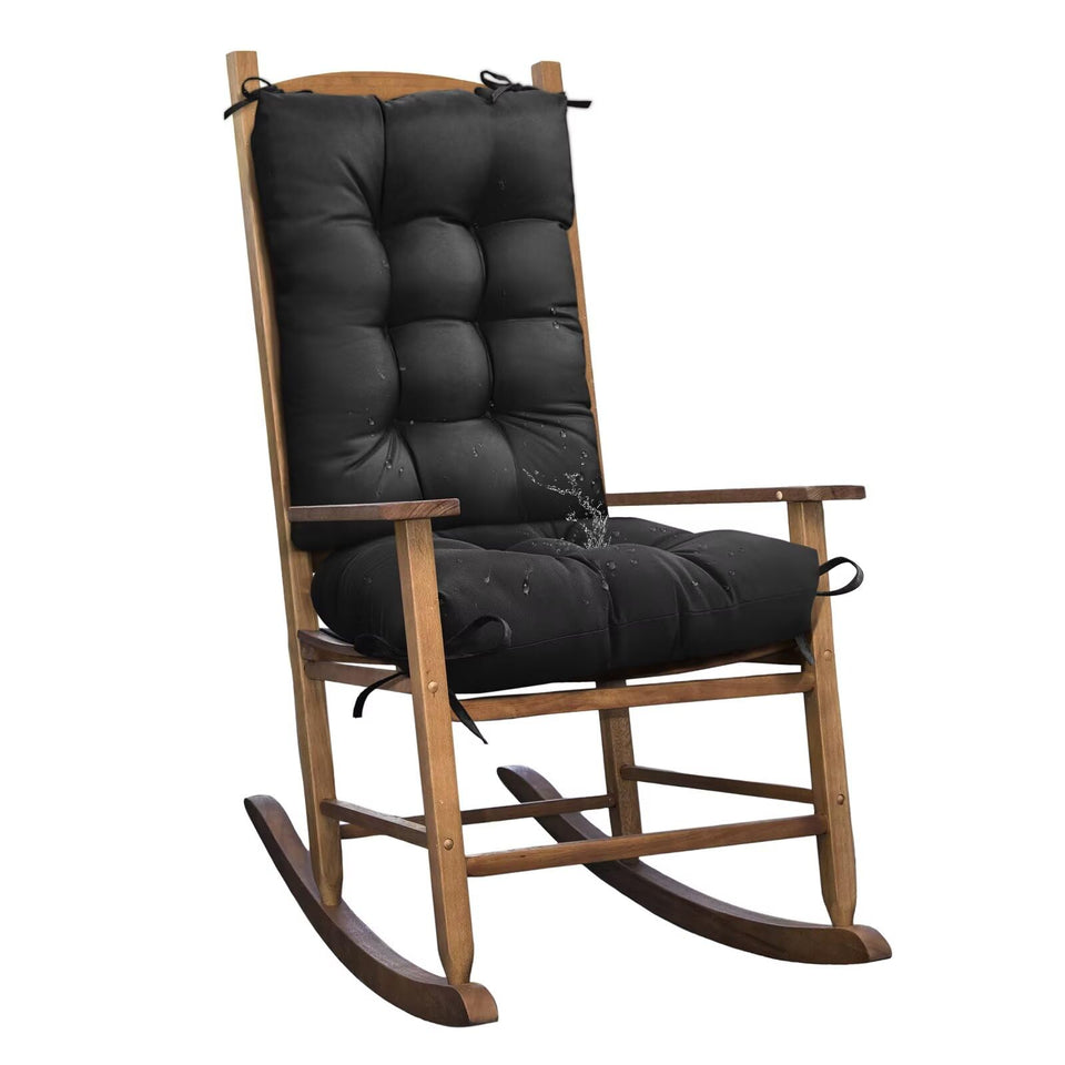 TESICA rocking chair seat cushion 17x17 enhances outdoor comfort on patio
